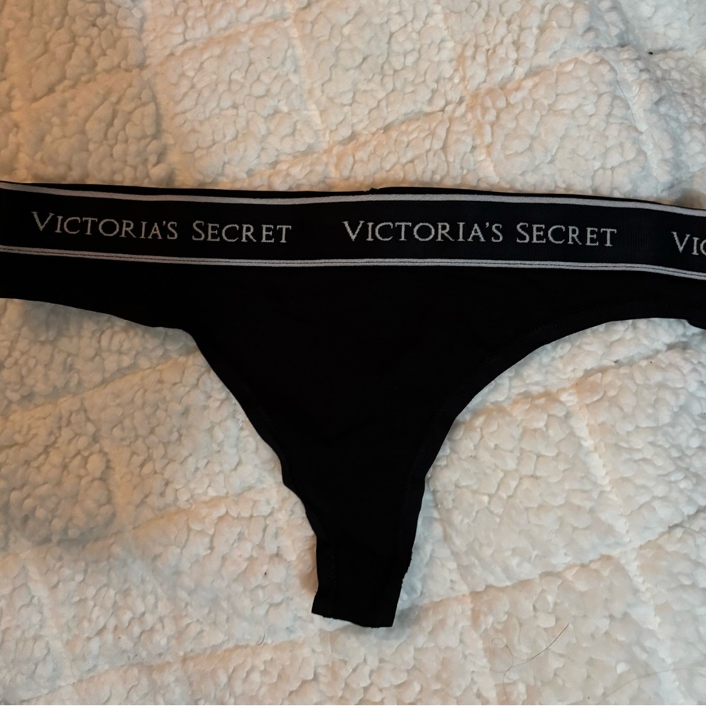 Victoria's Secret Black Thong